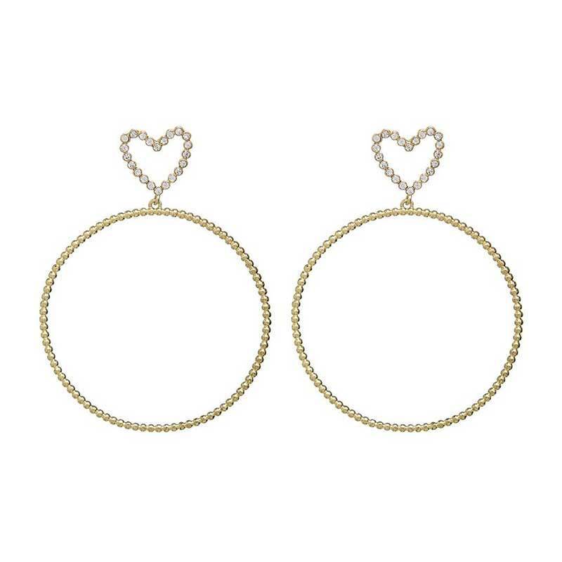 Aretes corazón