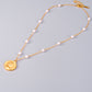 ACERO INOXIDABLE Y CHAPA DE ORO 18K (A1089)