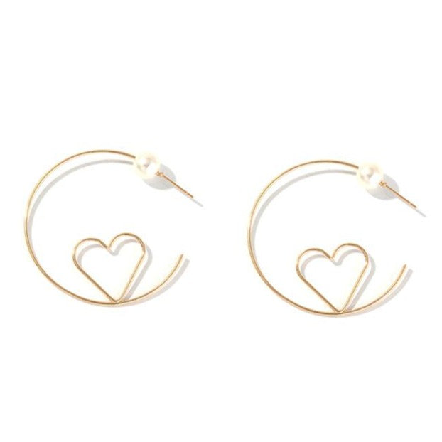 Aretes corazón