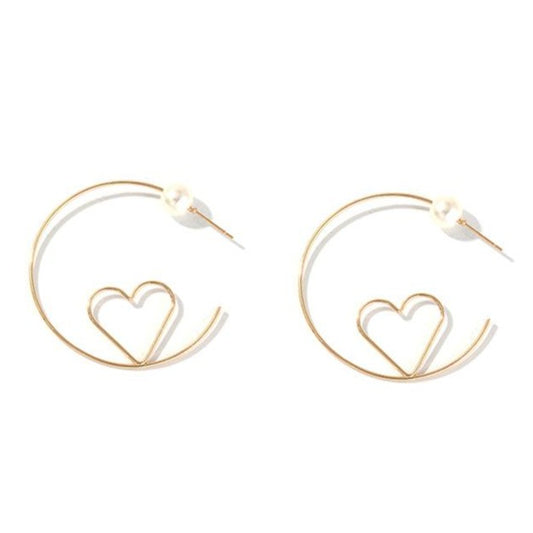 Aretes corazón