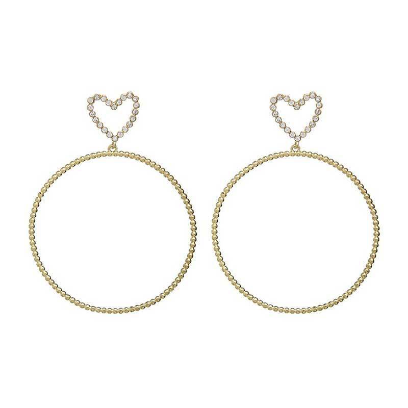 Aretes corazón