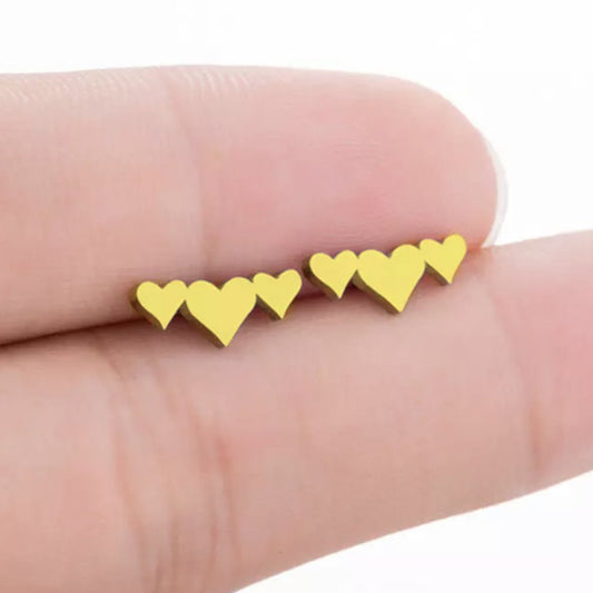 Aretes corazones