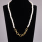 ACERO INOXIDABLE Y CHAPA DE ORO 18K (A1104)